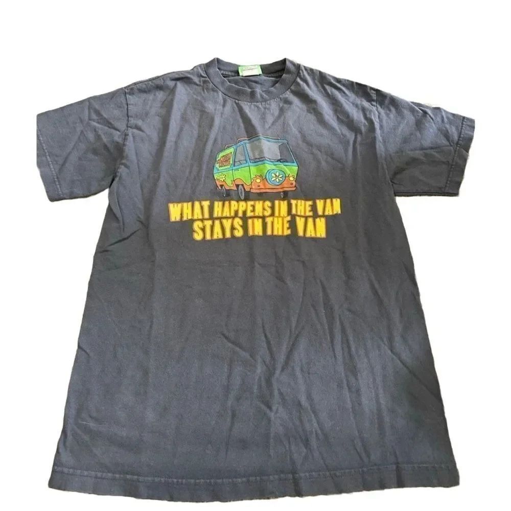 Vintage Scooby Doo What Happens In the Van Stays In the Van Tshirt